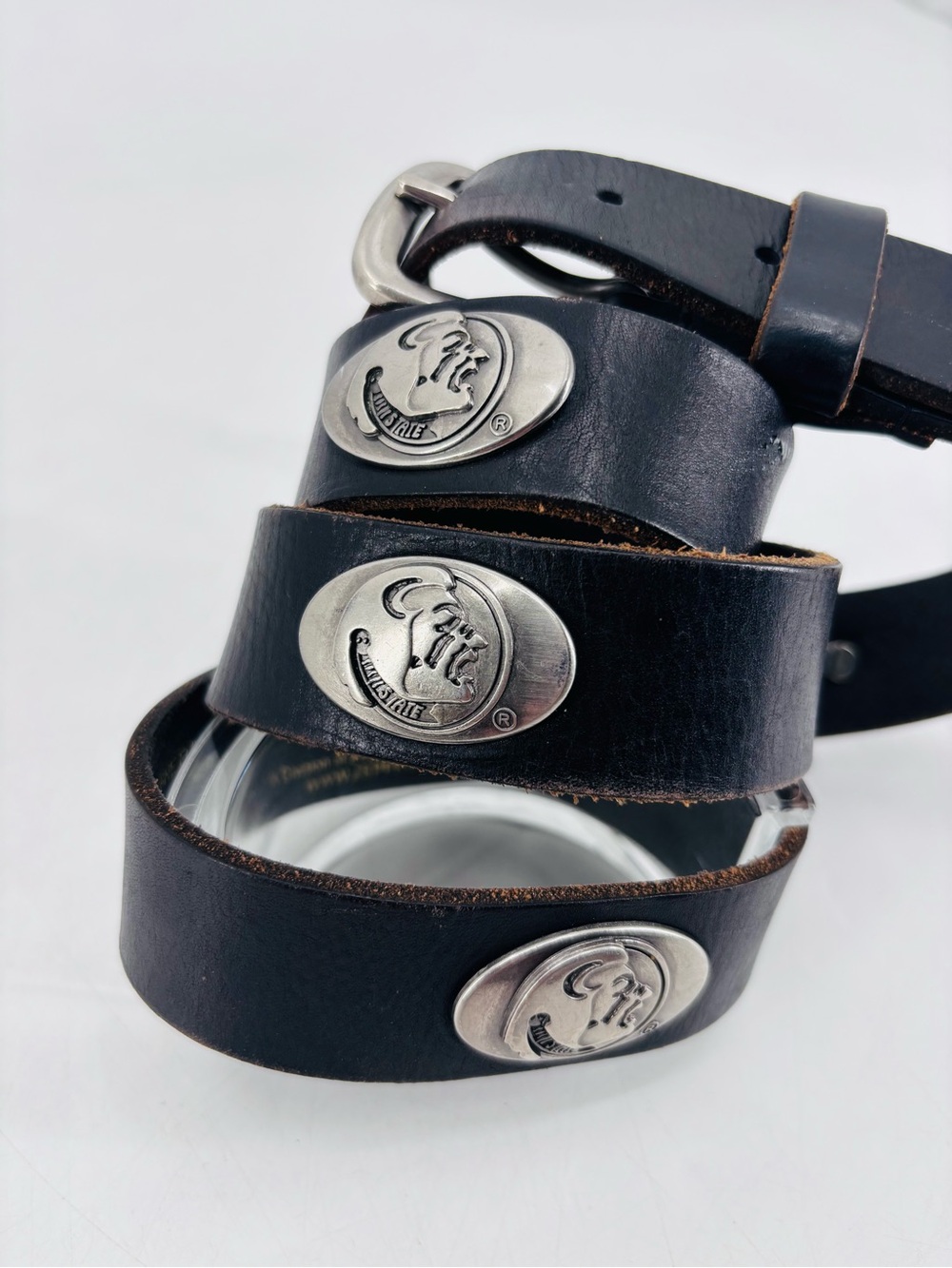 Zep Pro FSU Seminoles Florida State University Noles Collegiate Leather Belt